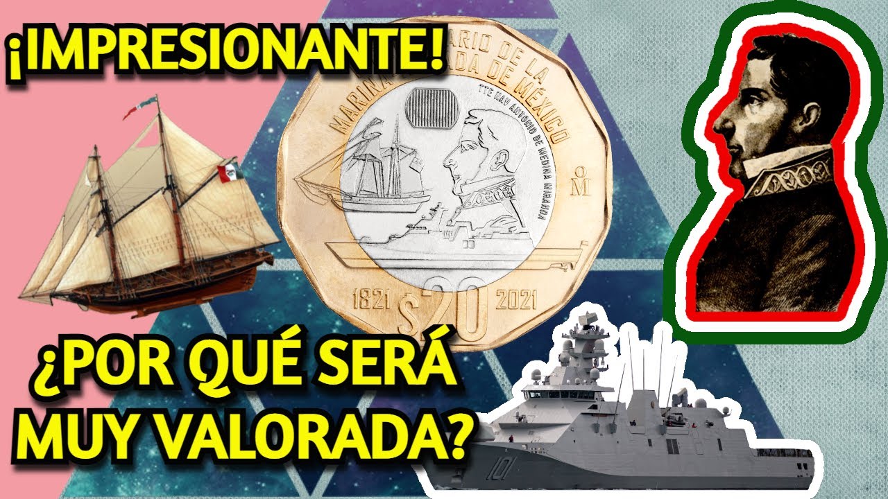 La NUEVA MONEDA $20 Marina Armada de México